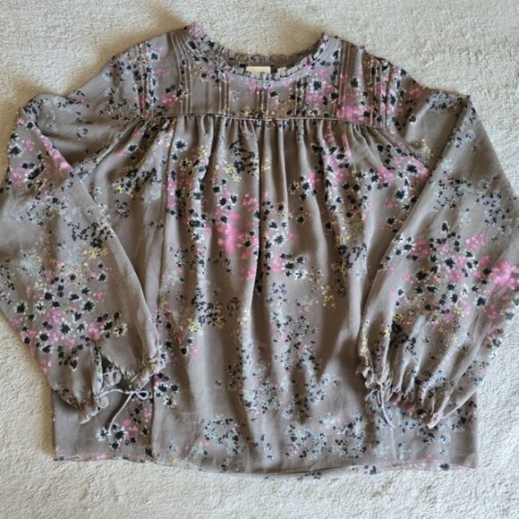 Aritzia Wilfred Lourdes Floral Blouse size small - Picture 4 of 13